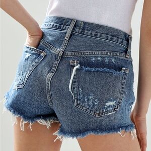 AGOLDE Parker Vintage Cut-Off Short in Rock Steady